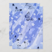 Butterfly Pattern 13 Bedankkaart (Voorkant / Achterkant)
