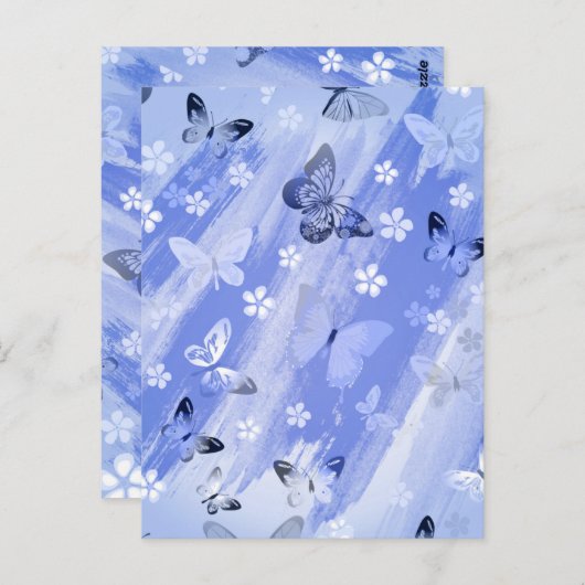Butterfly Pattern 13 Briefkaart (Voorkant / Achterkant)