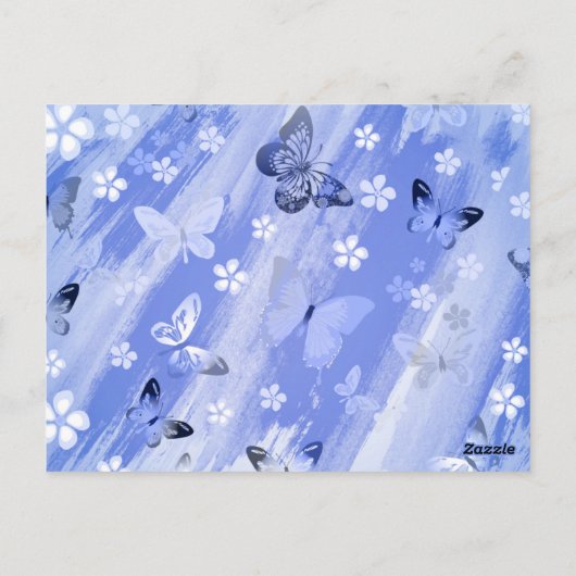 Butterfly Pattern 13 Briefkaart (Achterkant)