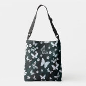 Butterfly Pattern 14 Crossbody Tas (Achterkant)