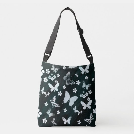 Butterfly Pattern 14 Crossbody Tas (Voorkant)