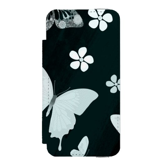 Butterfly Pattern 14 Incipio iPhone Portemonnee Hoesje (Voorkant Agenda)