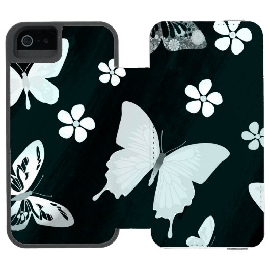 Butterfly Pattern 14 Incipio iPhone Portemonnee Hoesje (Agenda Open)