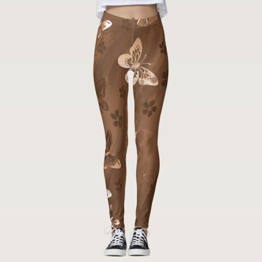 Butterfly Pattern 15 Leggings (Voorkant)