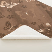 Butterfly Pattern 15 Sherpa Deken (3/4)