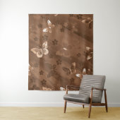 Butterfly Pattern 15 Wandkleed (In situ)