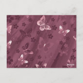 Butterfly Pattern 16 Briefkaart (Achterkant)