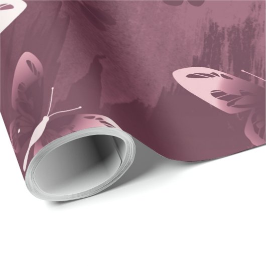 Butterfly Pattern 16 Cadeaupapier (Rol Hoek)