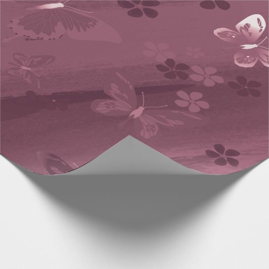 Butterfly Pattern 16 Cadeaupapier (Hoek)