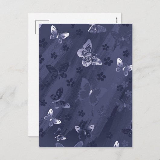 Butterfly Pattern 17 Feestdagenkaart (Voorkant / Achterkant)