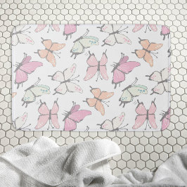 Butterfly Pattern Badmat