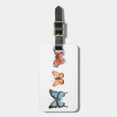 Butterfly Pattern Bagagelabel (Voorkant verticaal)