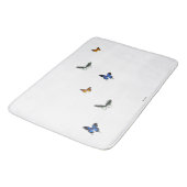 Butterfly Pattern Bath Mat (Gekanteld)
