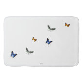 Butterfly Pattern Bath Mat (Voorkant)