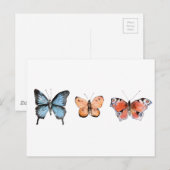 Butterfly Pattern Briefkaart (Voorkant / Achterkant)