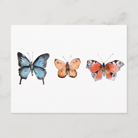 Butterfly Pattern Briefkaart (Voorkant)