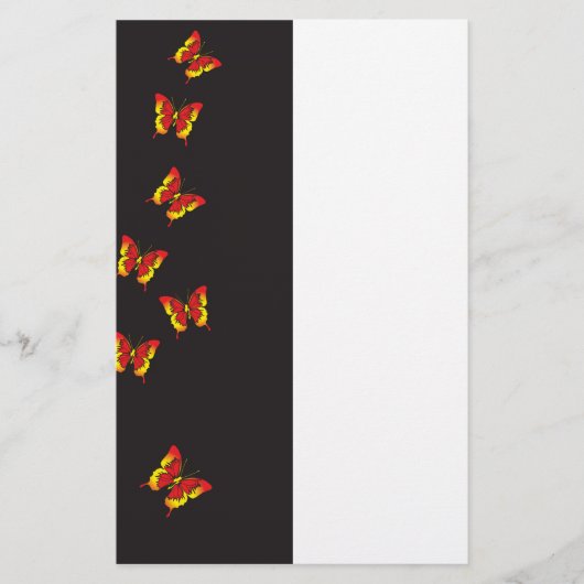 Butterfly Pattern Briefpapier (Voorkant)