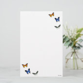 Butterfly Pattern Briefpapier (Staand voorkant)
