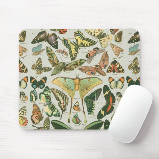 Butterfly  Pattern Butterflies Painting Muismat (Met muis)