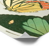 Butterfly Pattern Butterflies Painting Poster (Hoek)