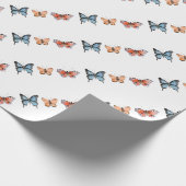 Butterfly Pattern Cadeaupapier (Hoek)