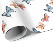 Butterfly Pattern Cadeaupapier (Rol Hoek)