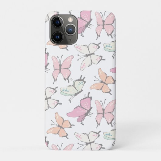 Butterfly Pattern Case-Mate iPhone Case (Achterkant)