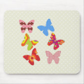 Butterfly Pattern, Colorful Butterflies, Stippen Muismat (Voorkant)