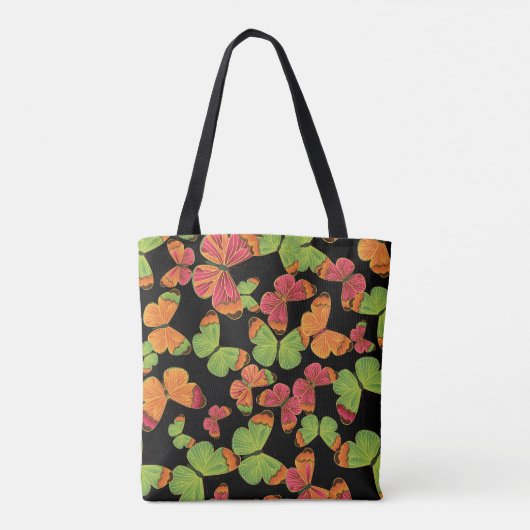 Butterfly Pattern Colorful Tote Bag (Achterkant)