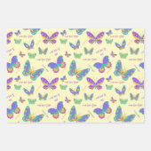 Butterfly Pattern Inpakpapier Vel (Voorkant)