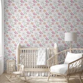 Butterfly Pattern Kinderkamer Behang