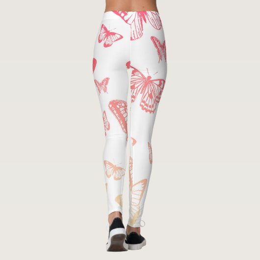 Butterfly Pattern Leggings (Achterkant)