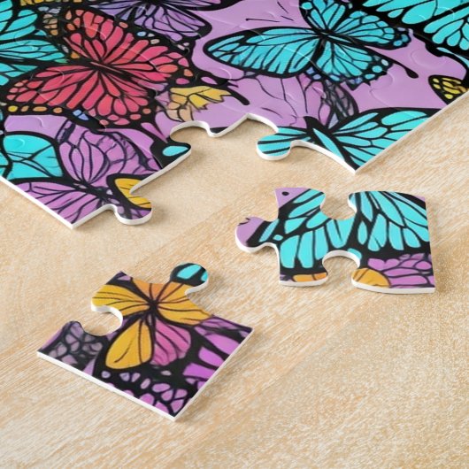 Butterfly Pattern Legpuzzel (Zijkant)
