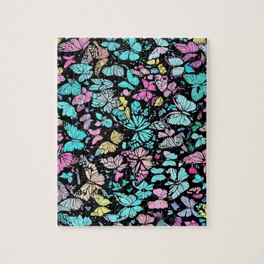 Butterfly Pattern Legpuzzel (Verticaal)