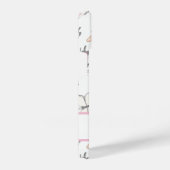 Butterfly Pattern met naam iPhone Hoesje (Rechterkant)