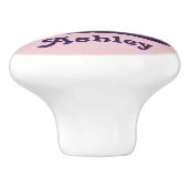 Butterfly Pattern Mooi Feminine Pink Animal Keramische Knop (Zijkant)