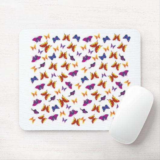 Butterfly Pattern Muismat (Met muis)