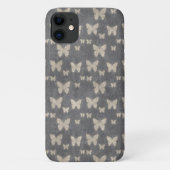 Butterfly Pattern, Patroon of Butterflies, Grey Case-Mate iPhone Case (Achterkant)