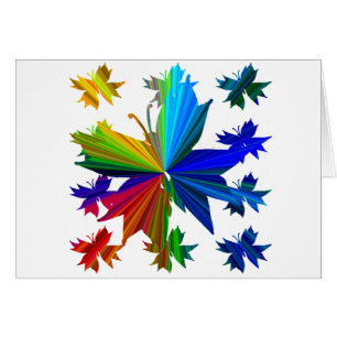 Butterfly Pattern Rainbow-kaart