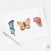 Butterfly Pattern Rechthoekige Sticker (Envelop)