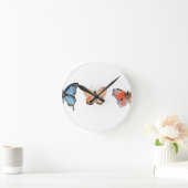 Butterfly Pattern Ronde Klok (Huis)
