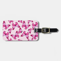 Butterfly Pattern  Roze Paars