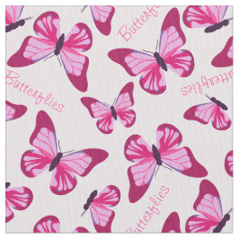 Butterfly Pattern  Roze Paars, speciaal gepersonal Stof
