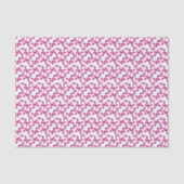 Butterfly Pattern  Roze Paars Tissuepapier (Voorkant)