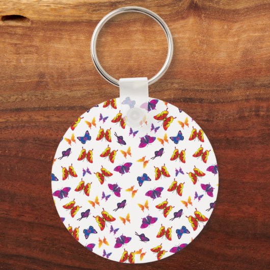Butterfly Pattern Sleutelhanger (Voorkant)