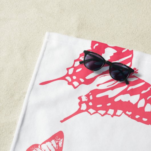 Butterfly Pattern Strandlaken (In situ)