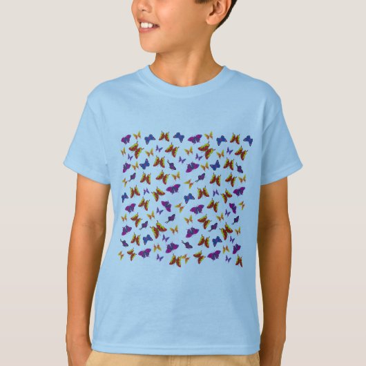 Butterfly Pattern T-shirt (Voorkant)