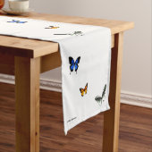 Butterfly Pattern Table Runner Korte Tafelloper (Voorbeeld)
