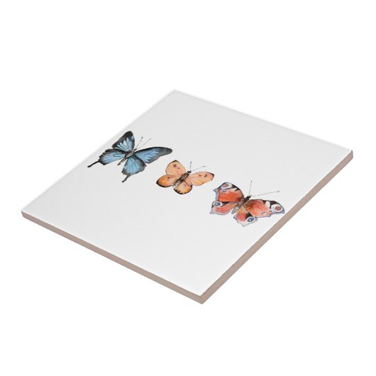 Butterfly Pattern Tegeltje (Zijkant)