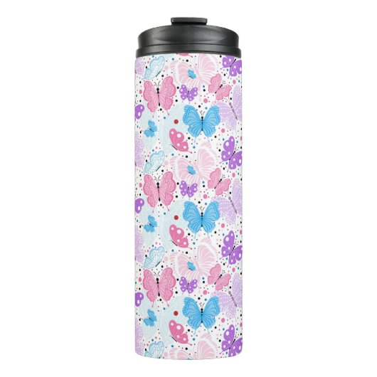 Butterfly Pattern Thermosbeker (Voorkant)